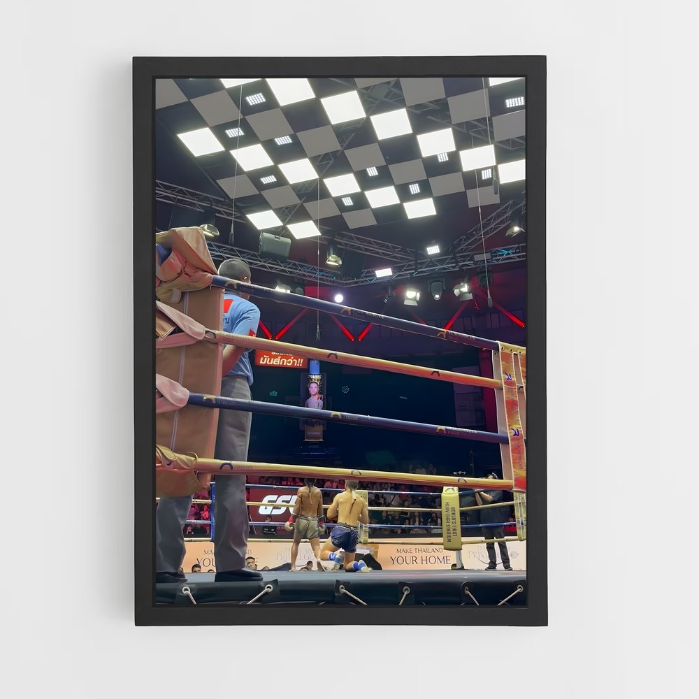 Poster Le Combat Éternel – affiche Muay Thai (vue 2)